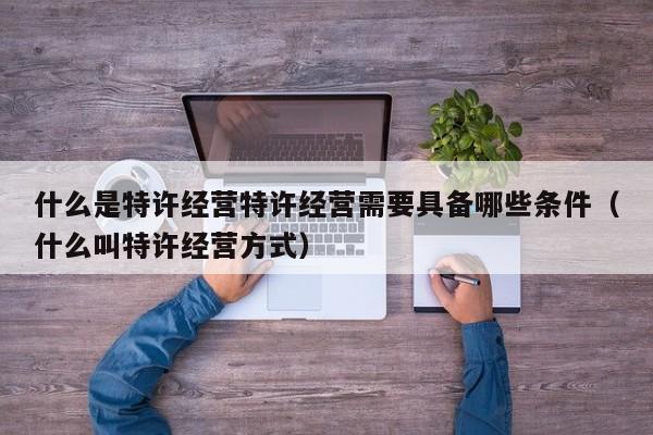 什么是特许经营特许经营需要具备哪些条件（什么叫特许经营方式）